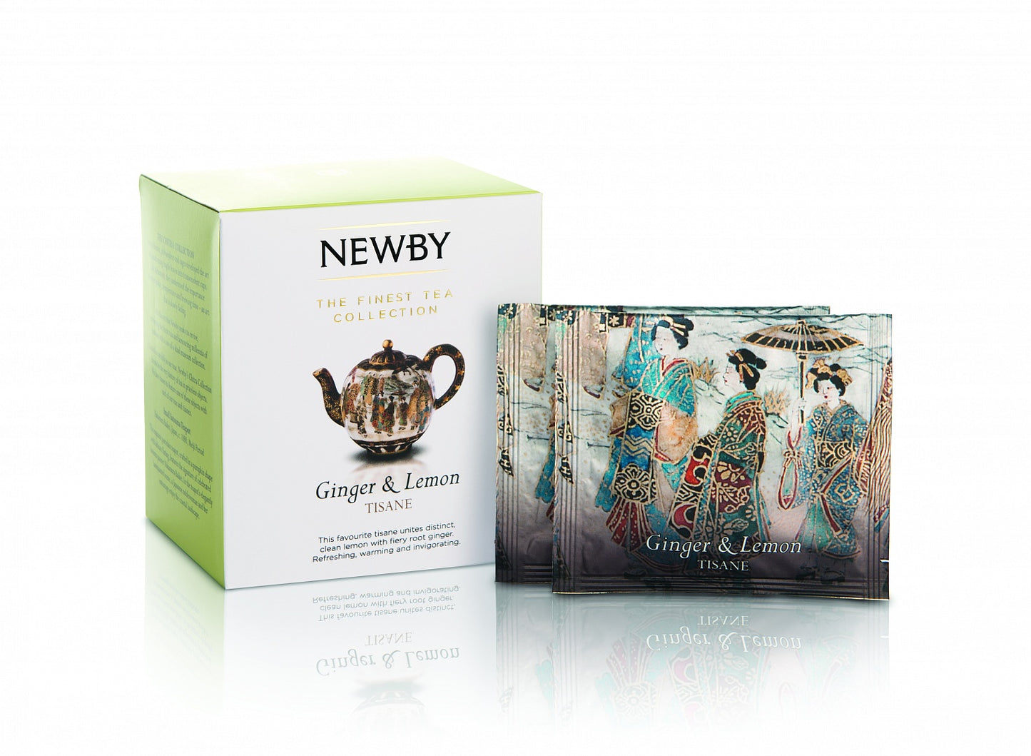 Ginger & Lemon Silken Pyramid - 15 Tea Bags
