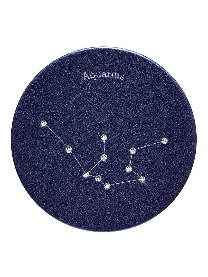 Aquarius Zodiac Tea Caddy