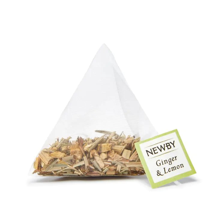 Ginger & Lemon Silken Pyramid - 15 Tea Bags